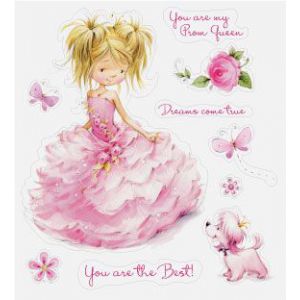 Stemple akrylowe ScrapBerry's 10cm, Princess